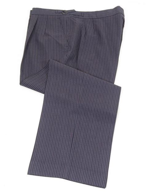 ex hire morning suit trousers.